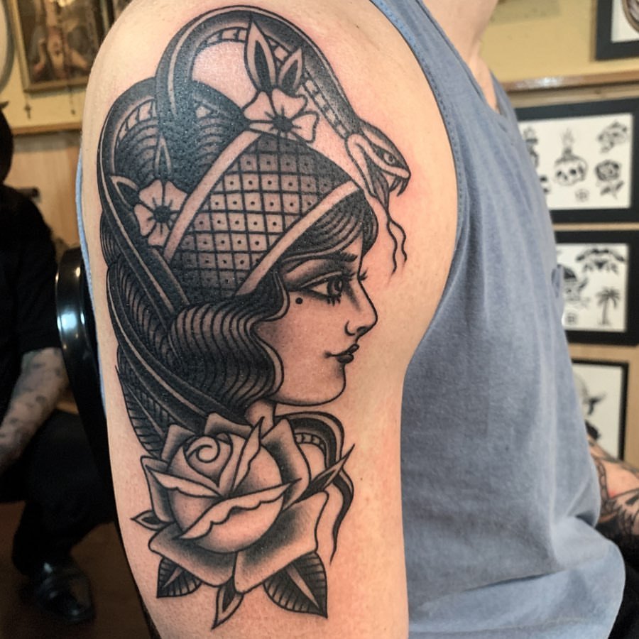 Snake Charmer  Woman Tattoos  Last Sparrow Tattoo