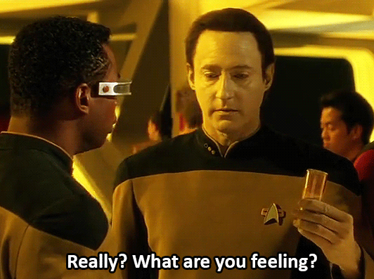 vulcannic:- Data, I think the chip is working.