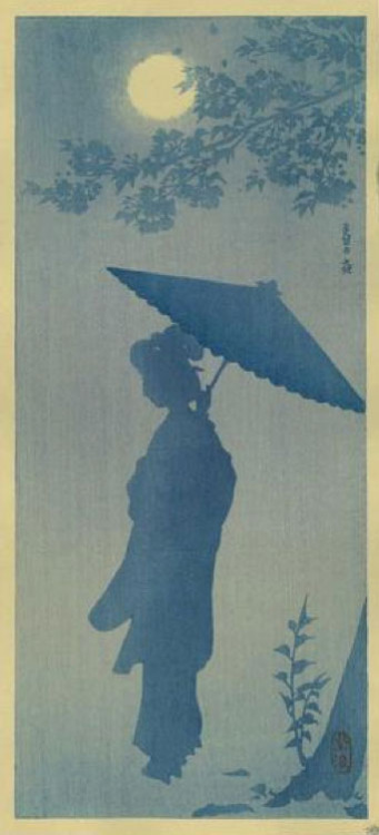 Kasamatsu Shirou 笠松紫浪 (1878 - 1973)Haru no yoru 春の夜 (Spring Night) - 1930s