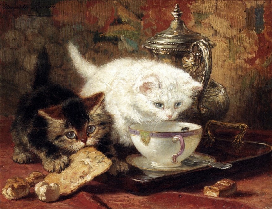 artmagnifique:  HENRIETTE RONNER-KNIP. High Tea.