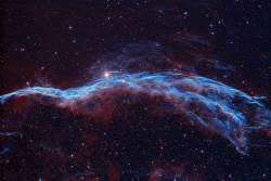 distant-traveller:  NGC 6960 - “The Witches Broom” Image credit &amp; copyright: James Collins