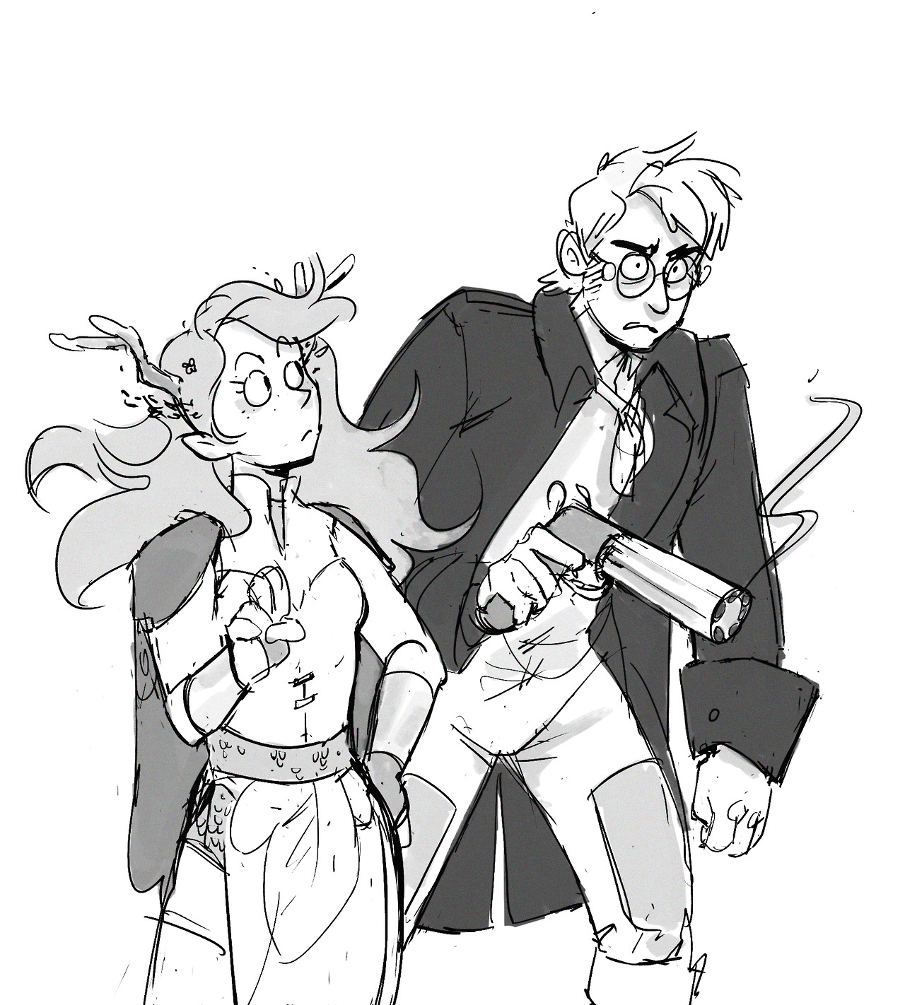 littlenimart:doodled out this little exchange from the Crimson Diplomacy episode