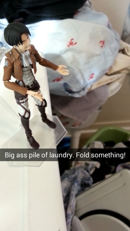 otp-tears:chore motivation with Levi from my snapchats