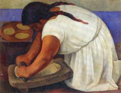 loftcultural:  Diego Rivera - Woman Grinding