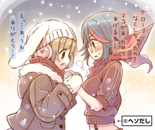 chiippu:  キルラキルまとめ | 三月  they are just too adorable!