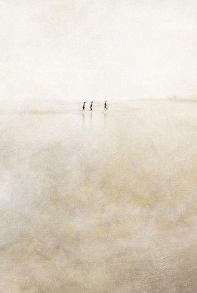 ”Three girls running” by Paul Grand