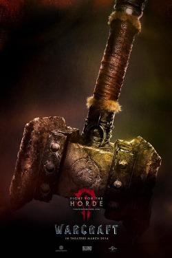 entertainingtheidea-deactivated:  Straight outta BlizzCon, here are two brand new posters for the Warcraft movie scheduled to be released on March 11, 2016. The big screen adaptation is directed by Duncan Jones and it stars Ben Foster (Medivh), Travis