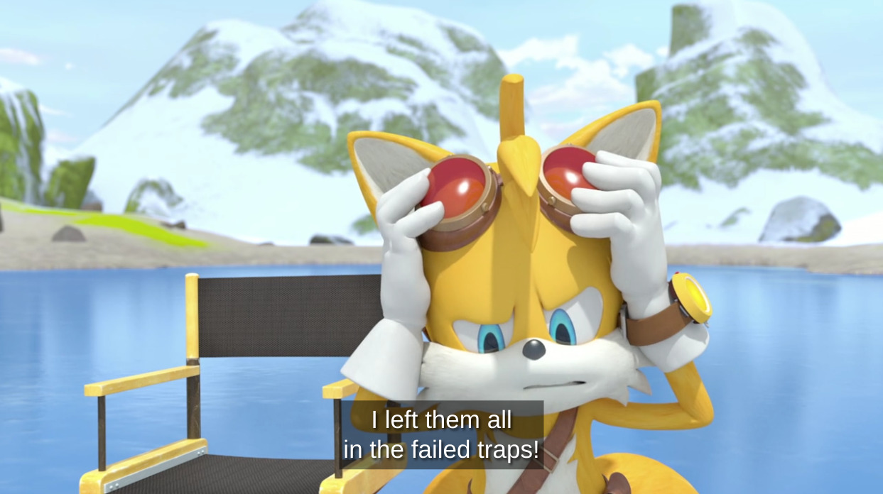 Sonic boom tails angry