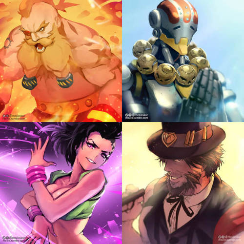 Overwatch x Street Fighter crossoverIf you want to buy art prints you can find them on my online sho