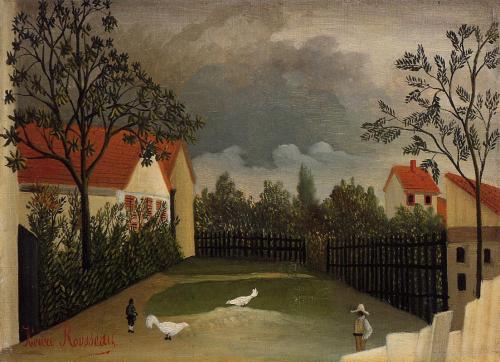 The Poultry Yard, 1898, Henri RousseauMedium: oil,canvas