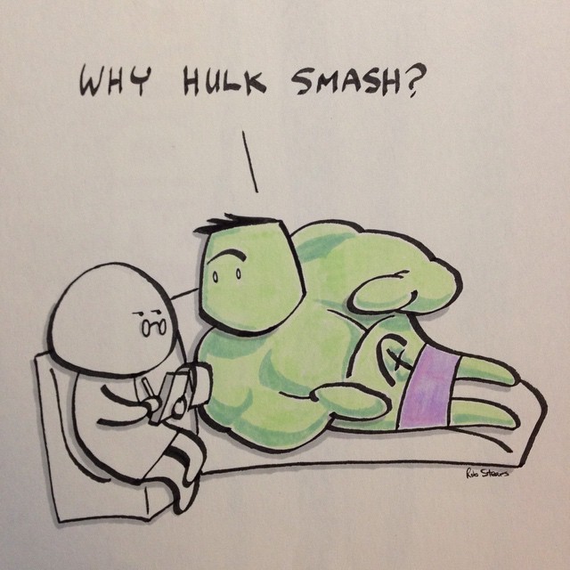 Rob Stears — @sketch_dailies #hulk #cartoon #Illustrator...