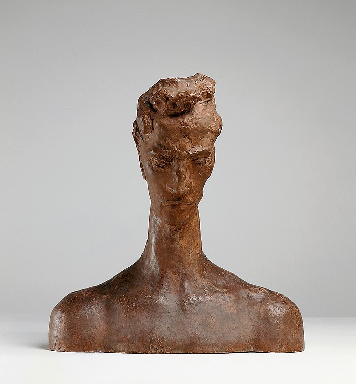 amare-habeo: Wilhelm Lehmbruck  (German, 1881–1919) - Buste of a Young Man (Büste