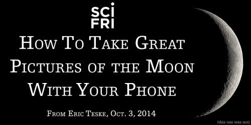 sciencefriday:Tonight is International Observe the Moon Night - so it’s the perfect time to test t