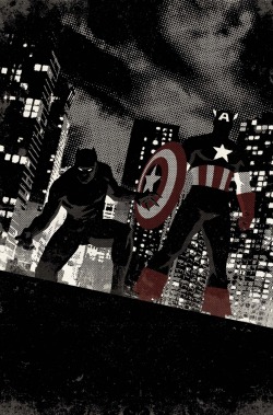bpkingofthedead:  Black Panther and Captain