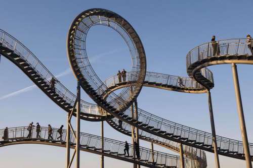 Tiger & Turtle - Magic Mountain – The walkable outdoor large-scale sculpture on the Heinrich-Hil