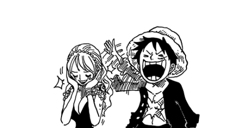 namiiswan-archived:Get to Know Me:[1/?] Friendships↳ Luffy & Nami, One Piece