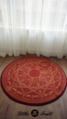 truth2teatold:   Little Fruit Clow Book Rug 