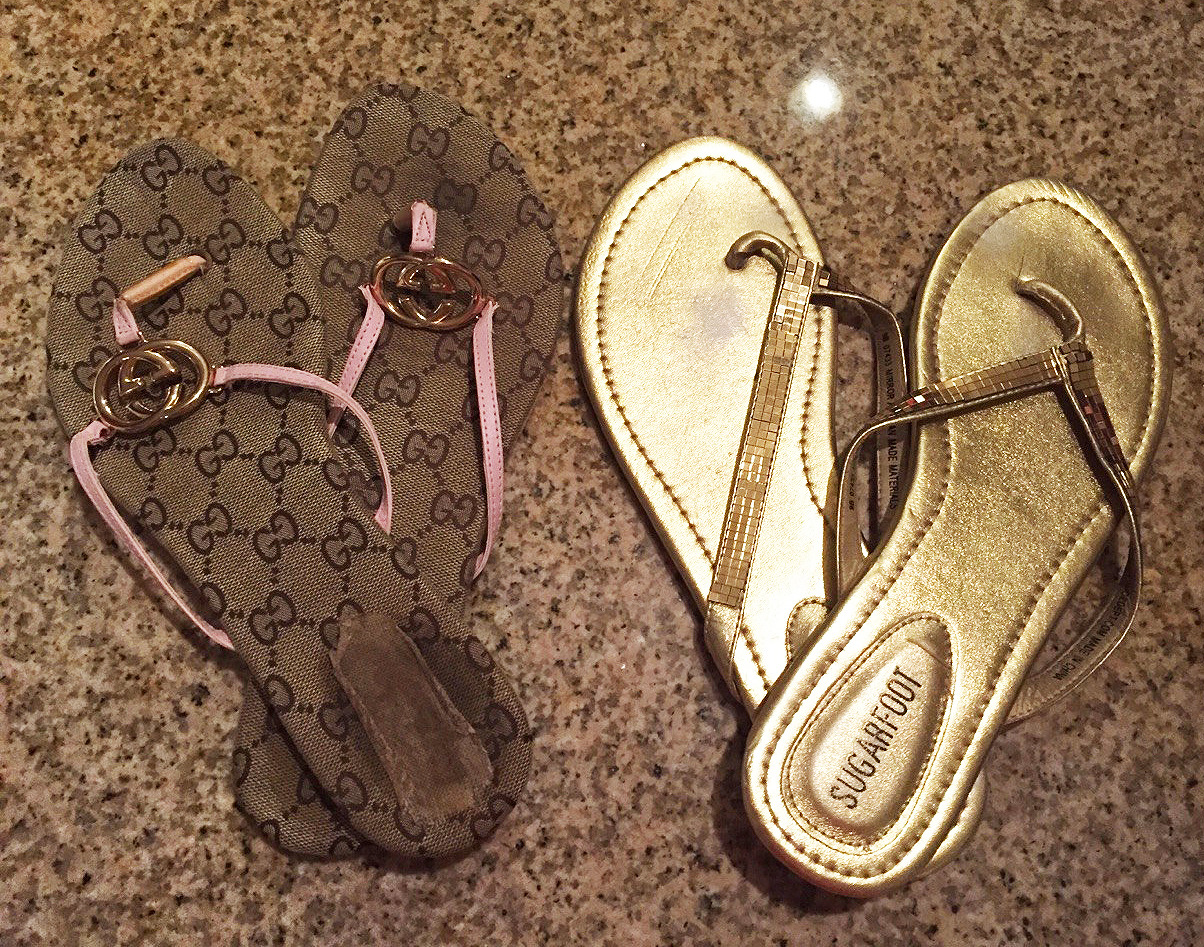 sarahsfeet:  These are some of the last pairs of flip flops/sandals/heels that I