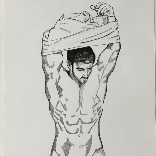  . . . #maleillustration #malefiguredrawing #maledrawing #gayartwork #gayillustrator #pabloalemanj #