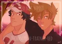 champion-trainer-red:[Do not repost]I drew a picture for @professor-green-oak !!
