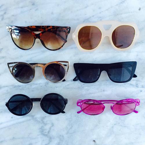 Shades for Days #fashion #mixandmatch #sunglasses #sunnies #shades #marble #fashion #accessories #gl