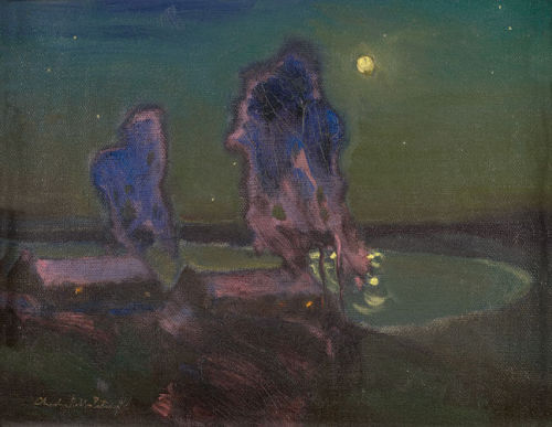 5-minutes-ago:  Charles Rollo Peters. Eucalyptus Nocturne (ca. 1900).