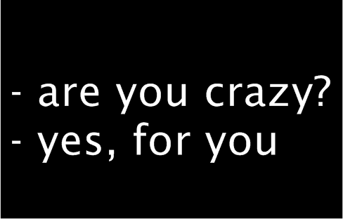 Be yourself ∞.