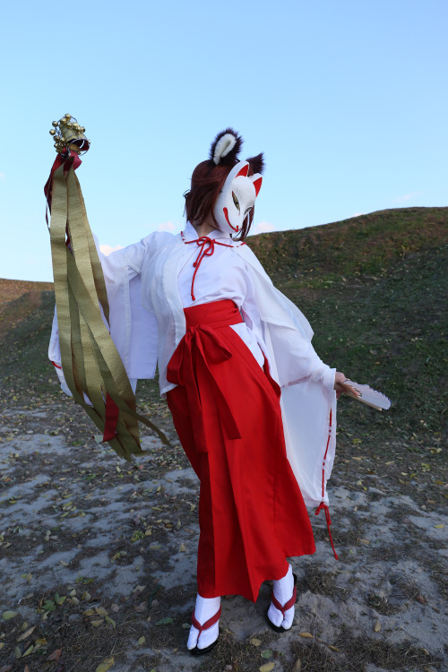 Cute Cosplay GIrl Higurashi Rin (Kitsune-Chan 3) 1-1