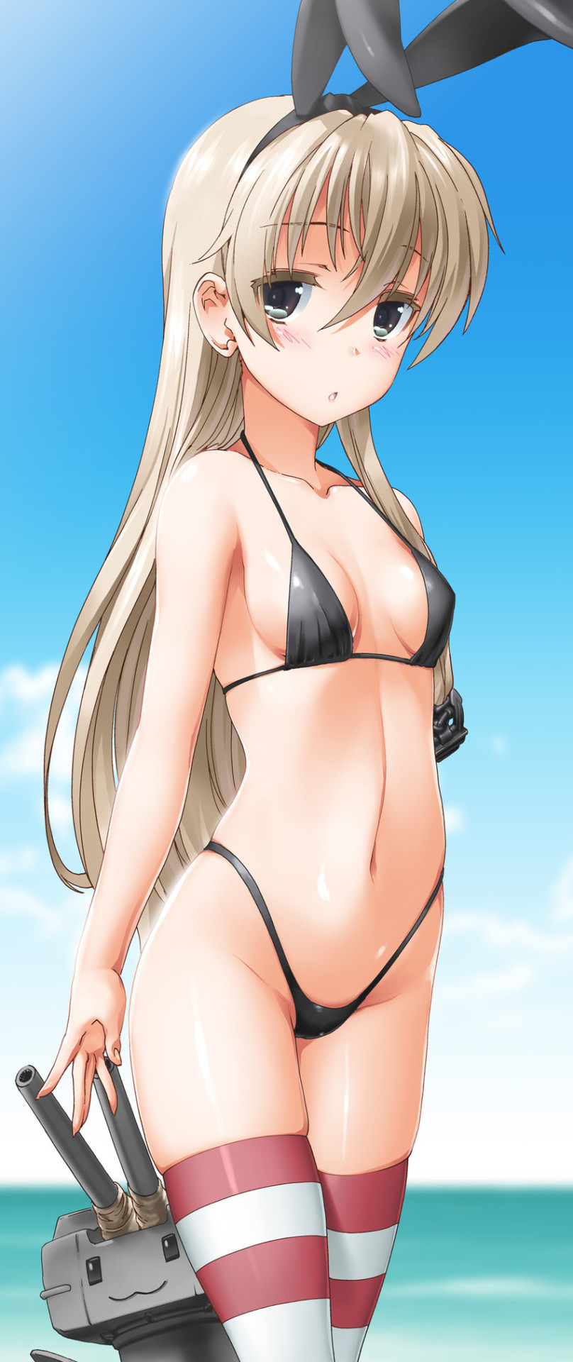 wanwan7:  rensouhou-chan and shimakaze (kantai collection) drawn by byeontae jagga