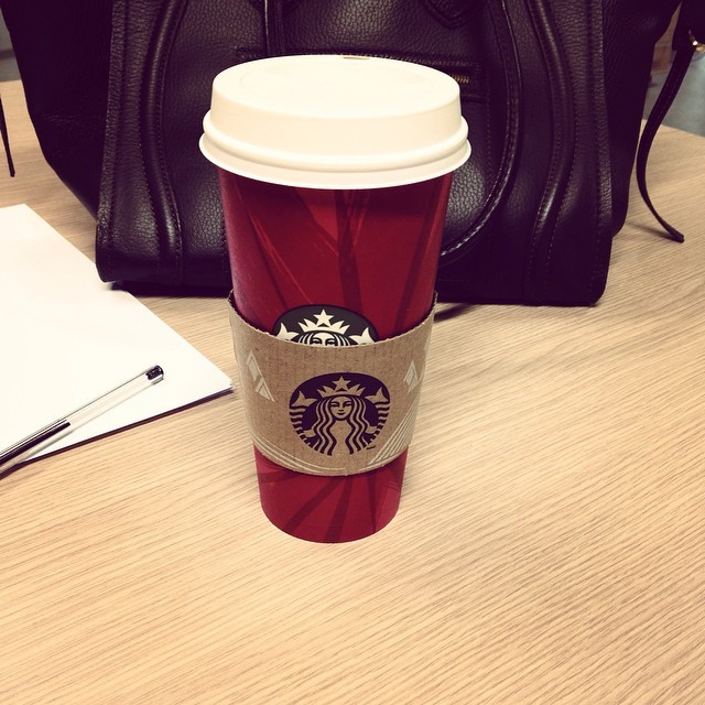 When bae&hellip;.err I mean the boss buys you coffee. 😊 red cups are back