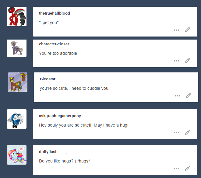 soulycat:Souly: ‘’ You are all so cute ! ‘’- ‘’ But I’m so sleepy
