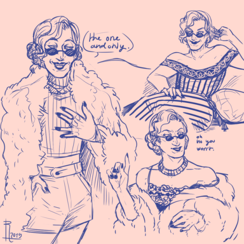 More Nanny Ashtoreth in nanny Fran Fine’s iconic fashion, because this crossover is inneffably amazi