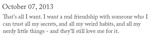 Yours Truly, B