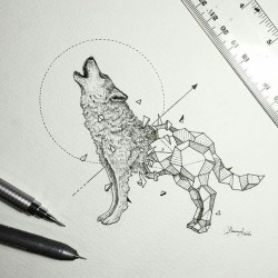 diariodeunaenfermacronica:  Geometric Beasts by Kerby Rosanes