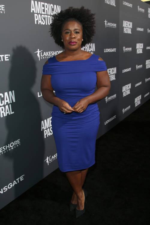 Uzo Aduba arrives at the premiere of Lionsgate&rsquo;s &lsquo;American Pastoral&rsquo; o