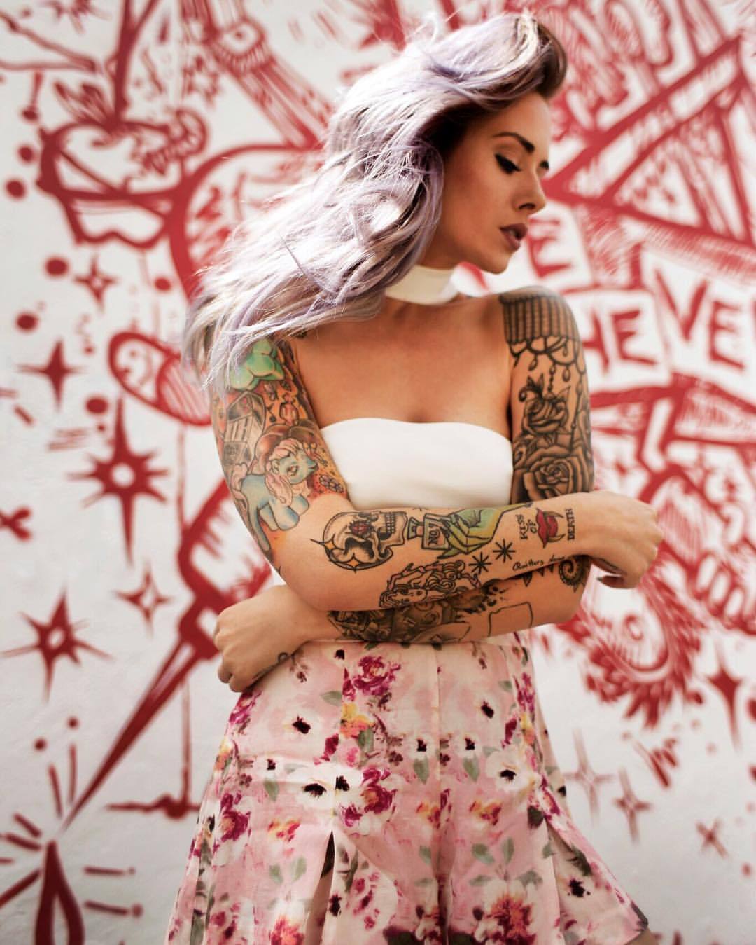 alysha:  I wanna be the tattoo ink that swims down through the needle in your skin