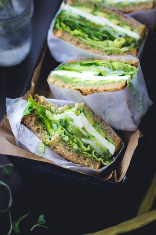 designcollector:  The Bojon Gourmet: Green Goddess Sandwiches : http://dcult.net/1xs7skZ