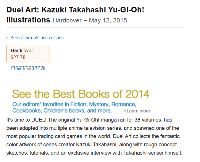 majishanzuvarukiria:    Duel Art: Kazuki Takahashi Yu-Gi-Oh! Illustrations Hardcover