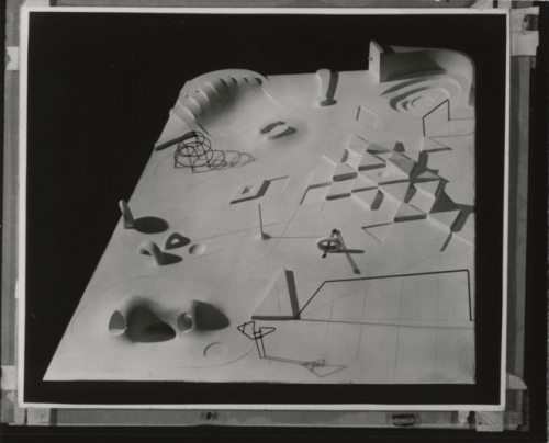 Isamu Noguchi’s playgroundsPlay Mountain 1933, Ala Monana Park 1940, UN Playground model 1952The Ala