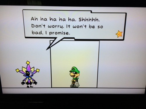 Some Super Paper Mario stuff I got on my phone. Idk if anyone else posted this so I put it here