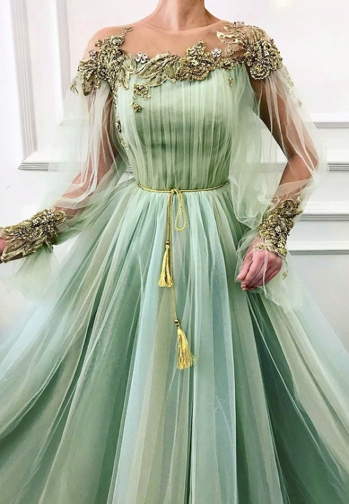 evermore-fashion:Favourite Designs: Teuta Matoshi ‘Sleeves’ Haute Couture Gowns