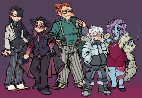 The MLA But It's Really Giving Mob Ties...AU.