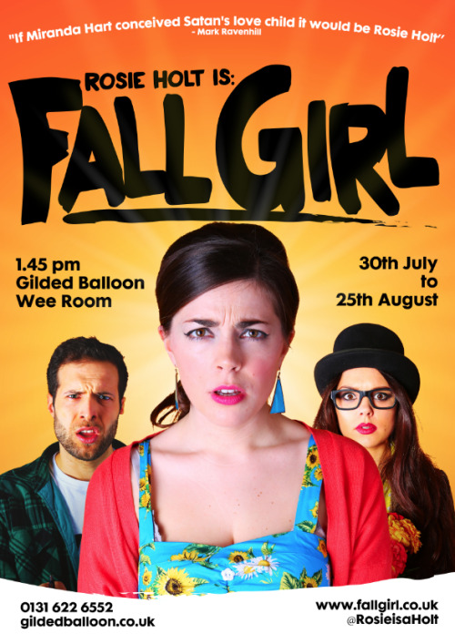 Fall Girl Poster This was a relatively quick turnaround poster design for a comedy act called Fall G