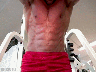lixpex:  Best Of lixpex:  Walking the fine line between a workout and soft-core porn. If he could get away with working out naked, he totally would.  (Originally posted May 16, 2014)
