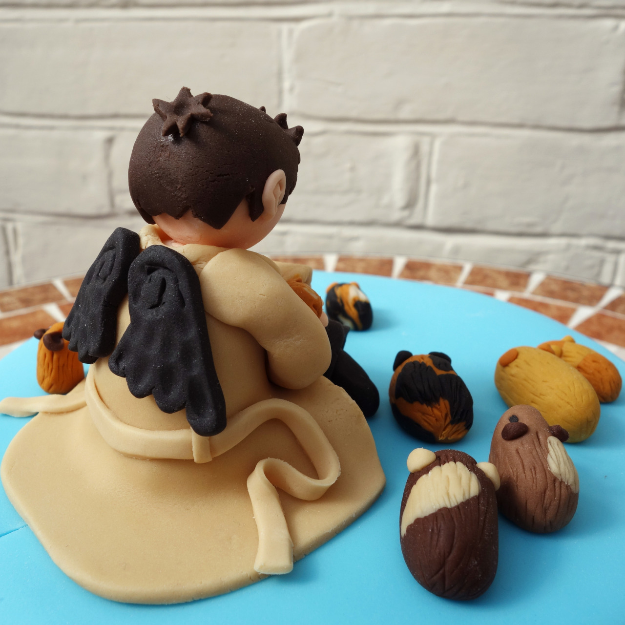 wurmstache:  Yaaay! My birthday cake! I got to choose what I made (of course) so
