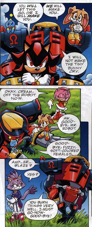 grumplepuss:  Omega is literally the best character, everyone else go home.&gt;Automatically