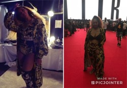 dopenmind:  Beyoncé saw my outfit. She pointed
