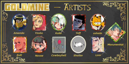 goldminezine: Happy to announce our contributor list for GOLDMINE: A Golden Kamuy Zine! -1 cover ar