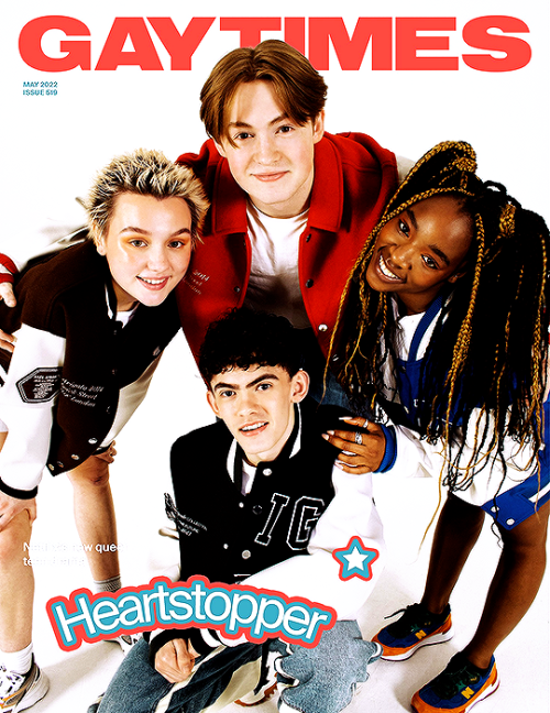 heartstoppercentral: HEARTSTOPPER CAST for GAY TIMES MAGAZINE (2022)