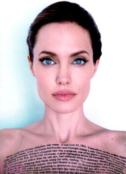 Chocolat-E:  Angelina Jolie In Vanity Fair December 2014